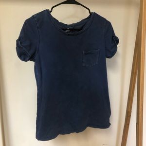 Blue Pocket Tee